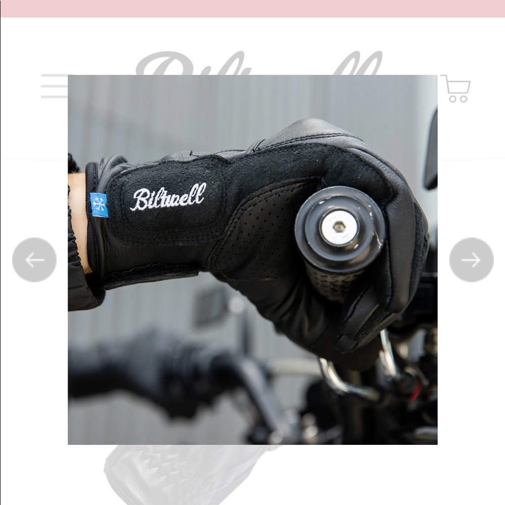 Borrego Motorcycle Gloves - Black/Black - SMALL